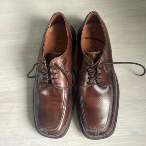 Aldo Brown Leather Oxford Men’s Shoes Size 44 / US size 10.5. Like new